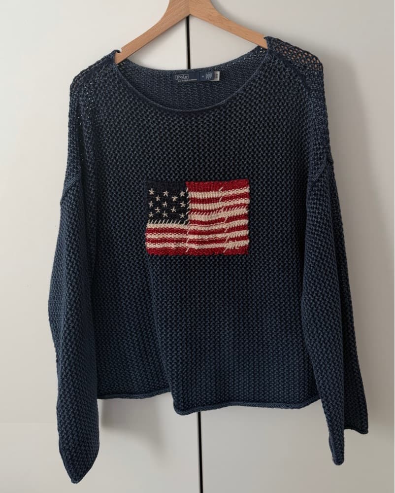 Ralhp Lauren Flag Sweater - Image 1