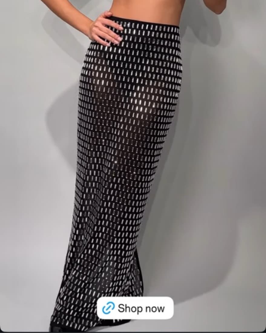 Boutique Find- Sparkle Skirt Set - Image 2