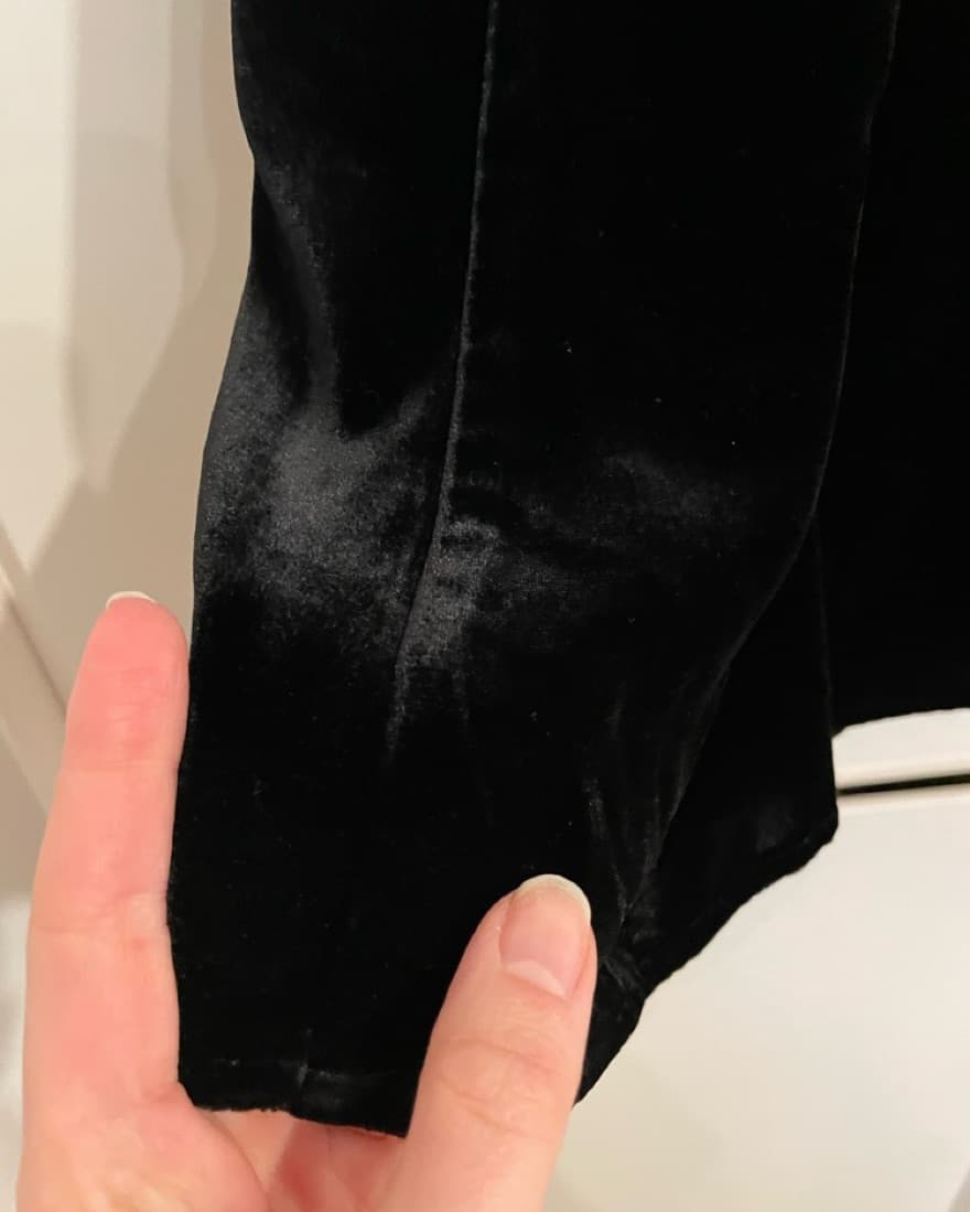 Black Velvet Top (Joie) - Image 4
