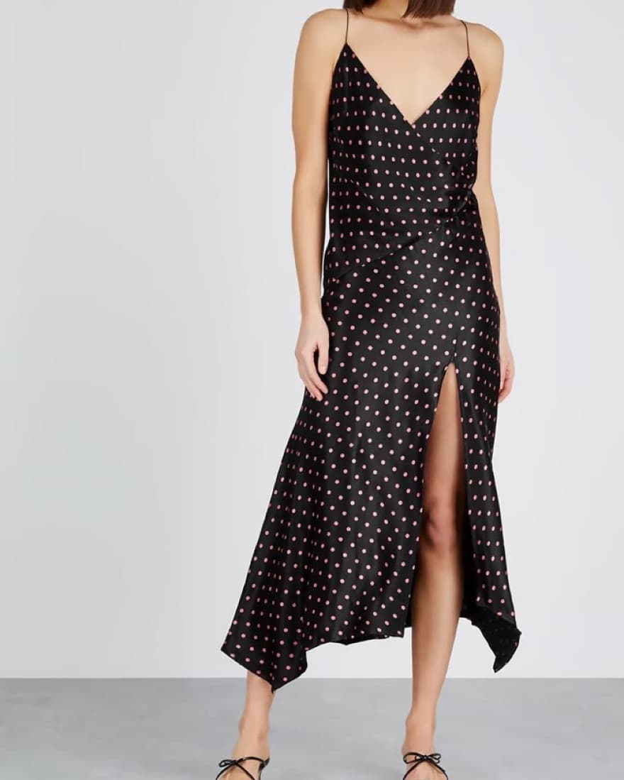 Bec & Bridge Polka dot Satin Dresst - Image 1