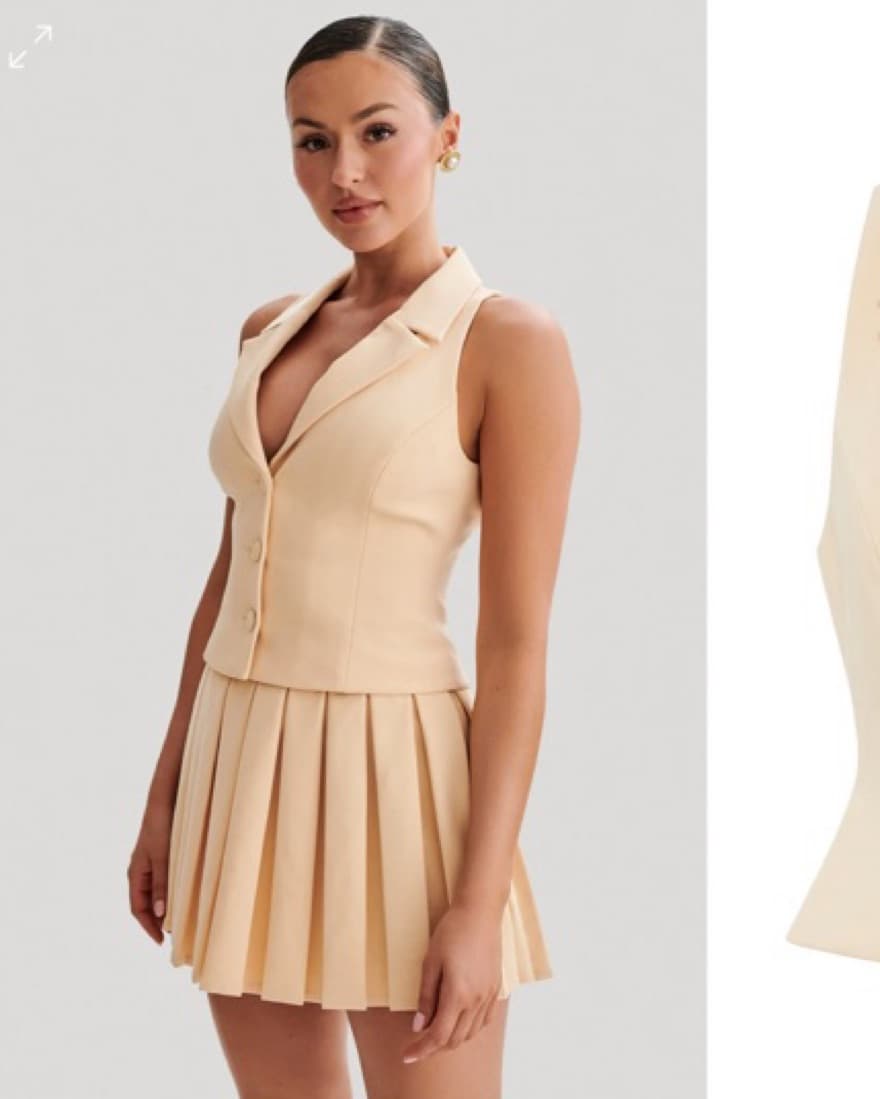 Suiting Vest Set- Peach - Image 1