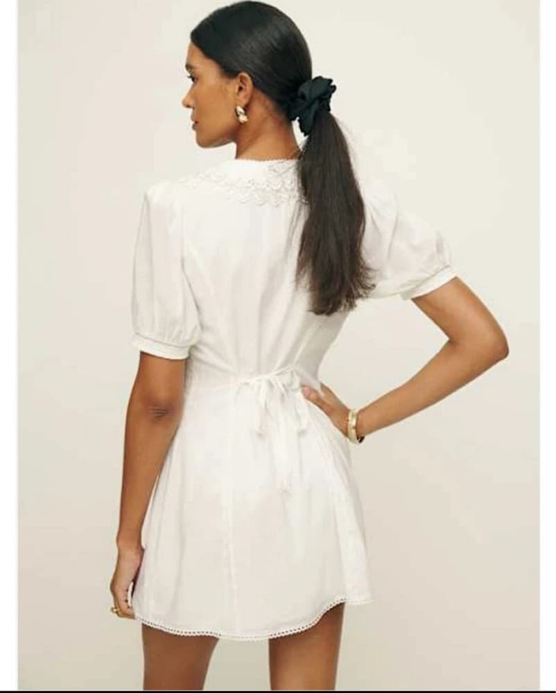 Reformation Natural Nonie Dress Mini - Image 6