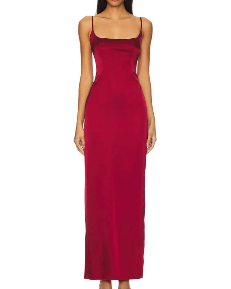 Red Gown Suman Maxi Dress NBD - Image 1