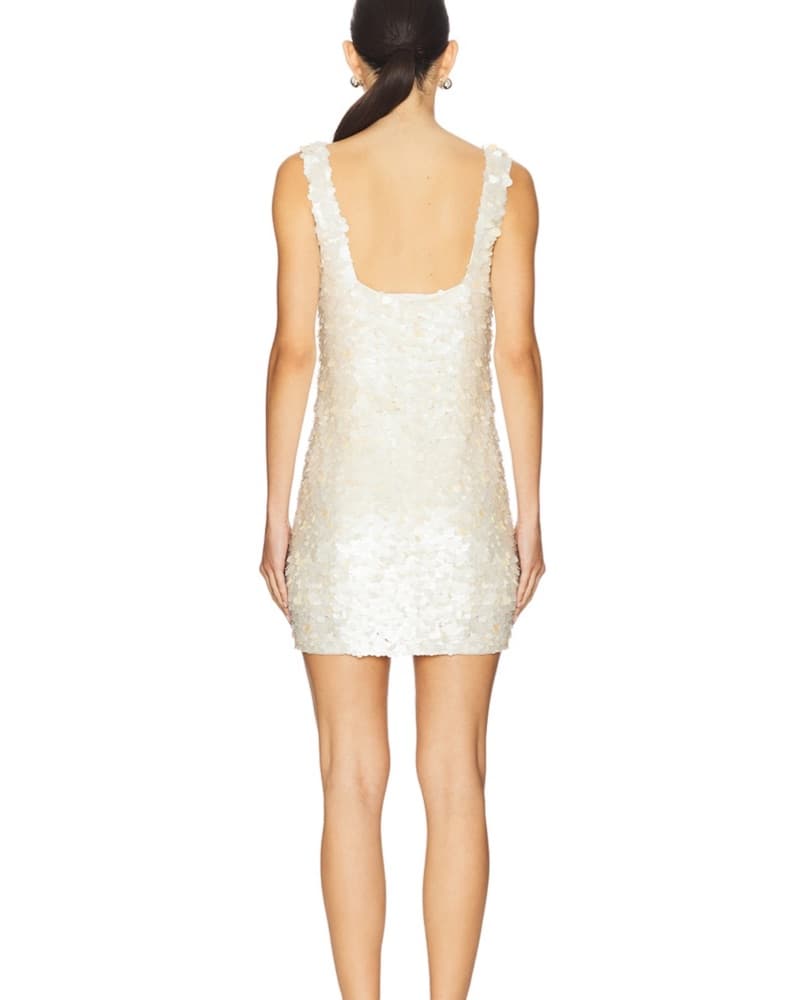 Delfine Mini Dress With White Shells - Image 4