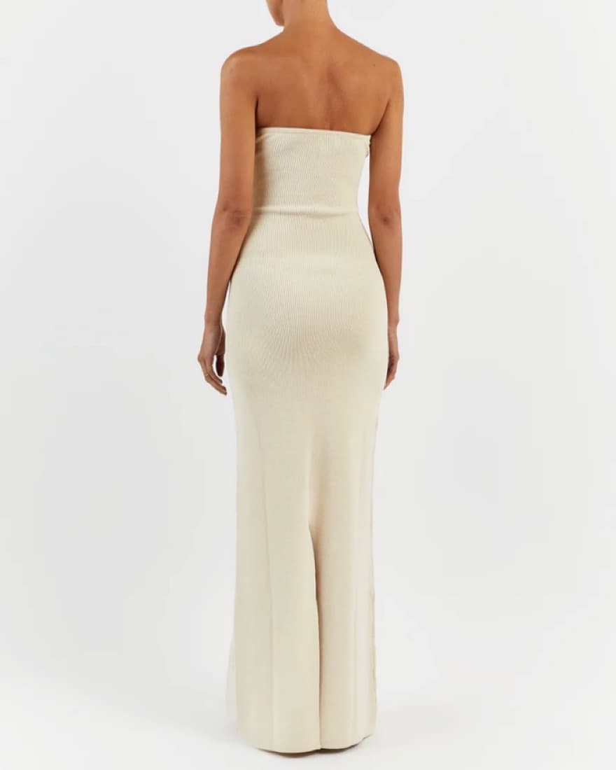 Dissh Veronica Butter Bandeau Maxi Dress - Image 2
