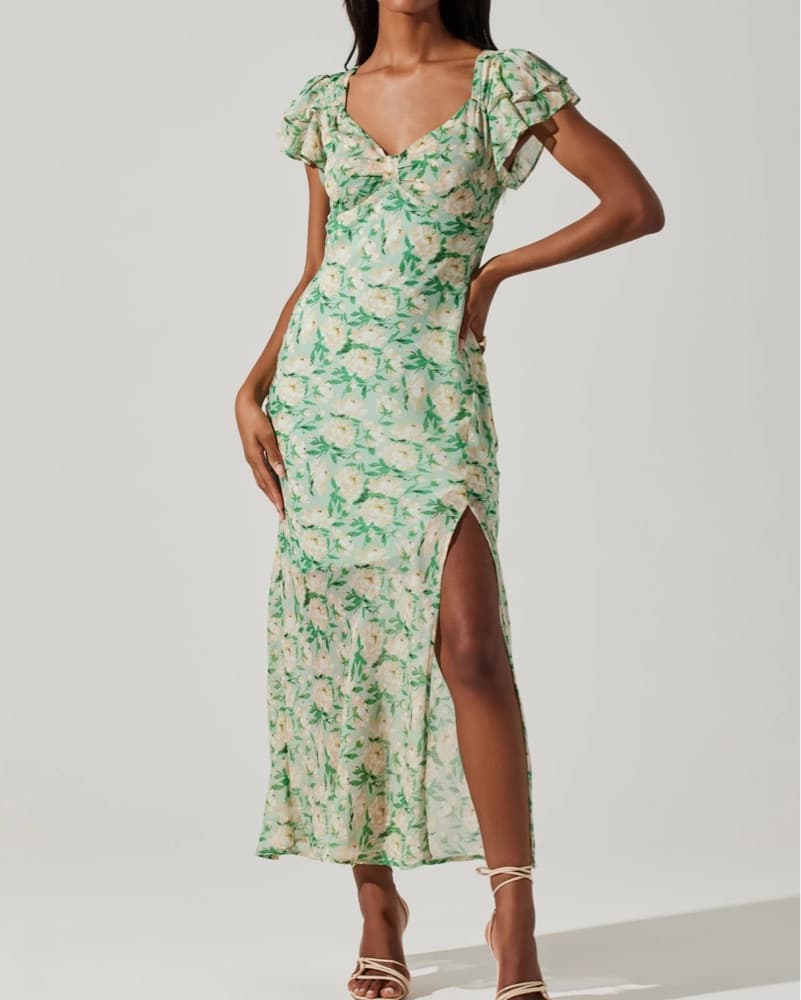 Floral Dress, Perfect For Weddings - Image 1