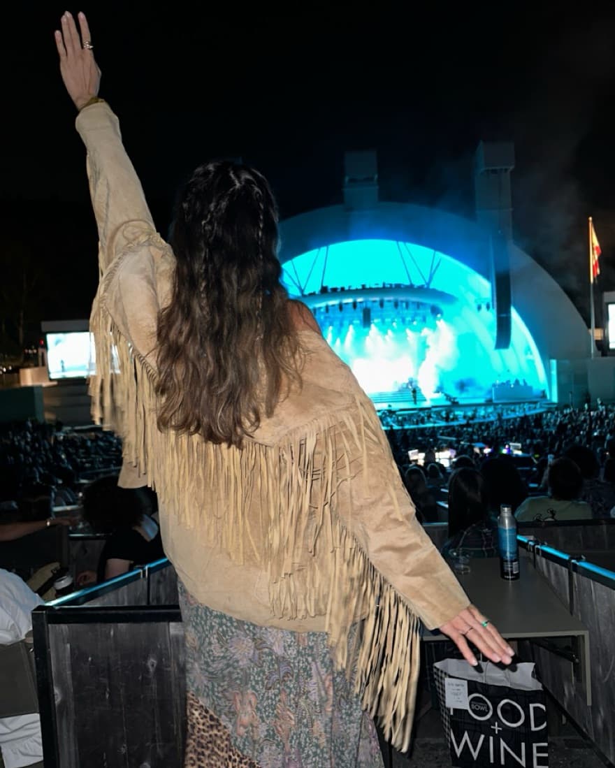 Fringed Boho Chic Suede Jacket - Image 1