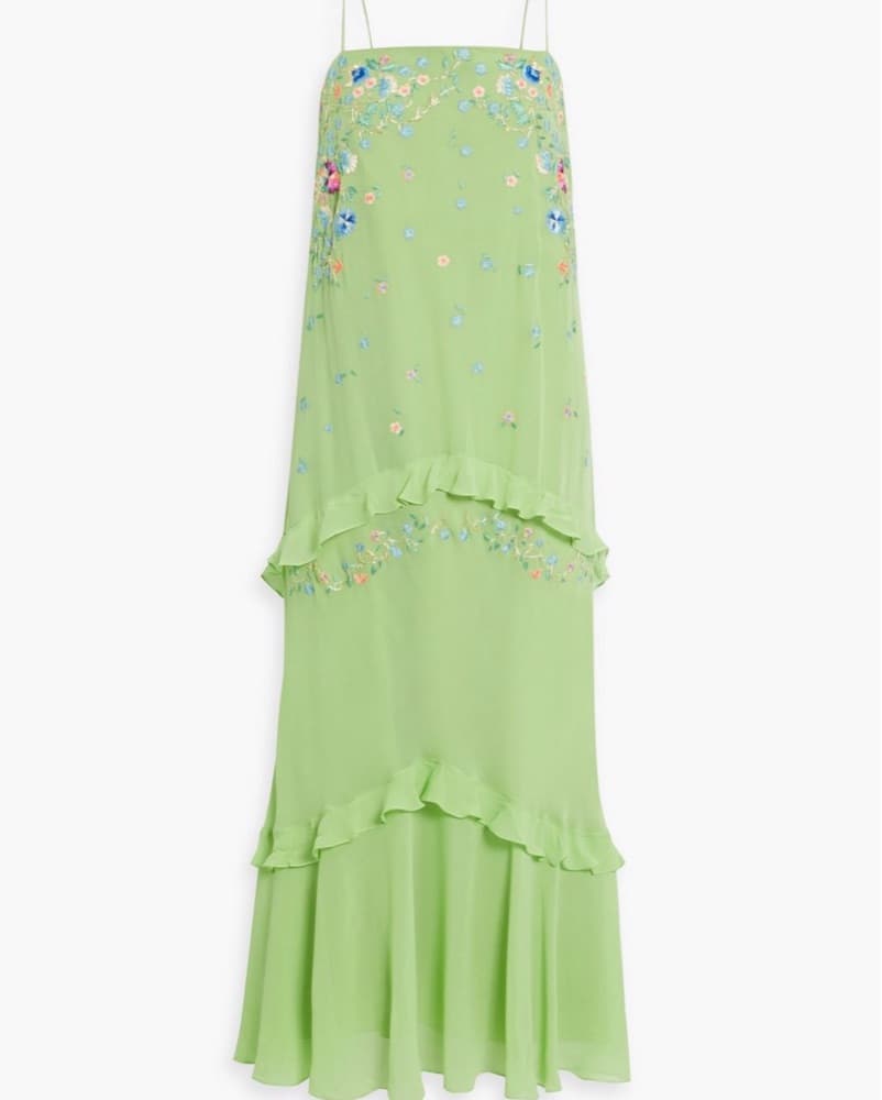 Saloni Floral Midi Dress - Image 2