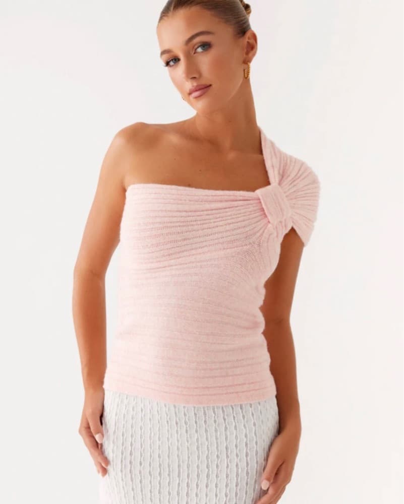 Baby Pink Knit Tank - Image 2