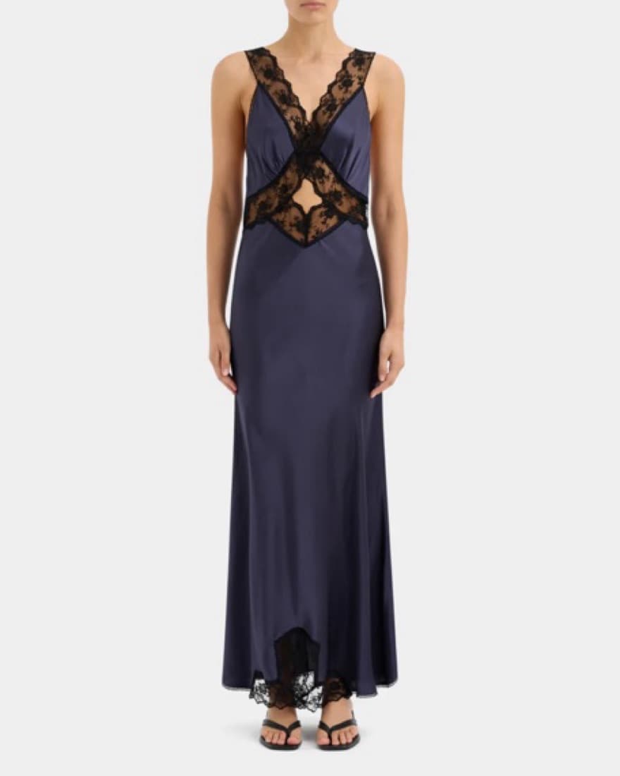 SIR Lace Satin Dress - Image 1