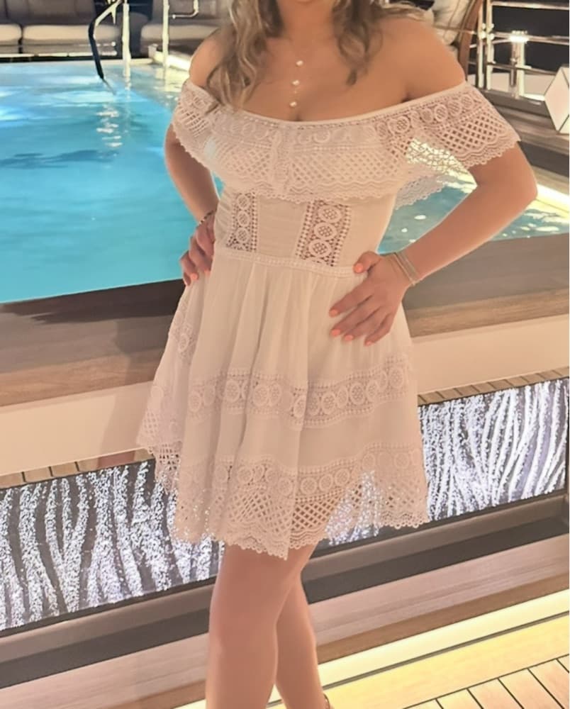 Charo Ruiz Ibiza White Mini Dress - Image 5