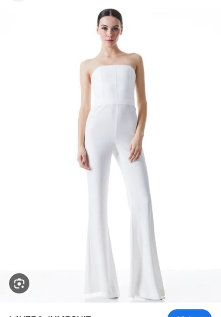 Alice + Olivia White Jumpsuit - Image 4