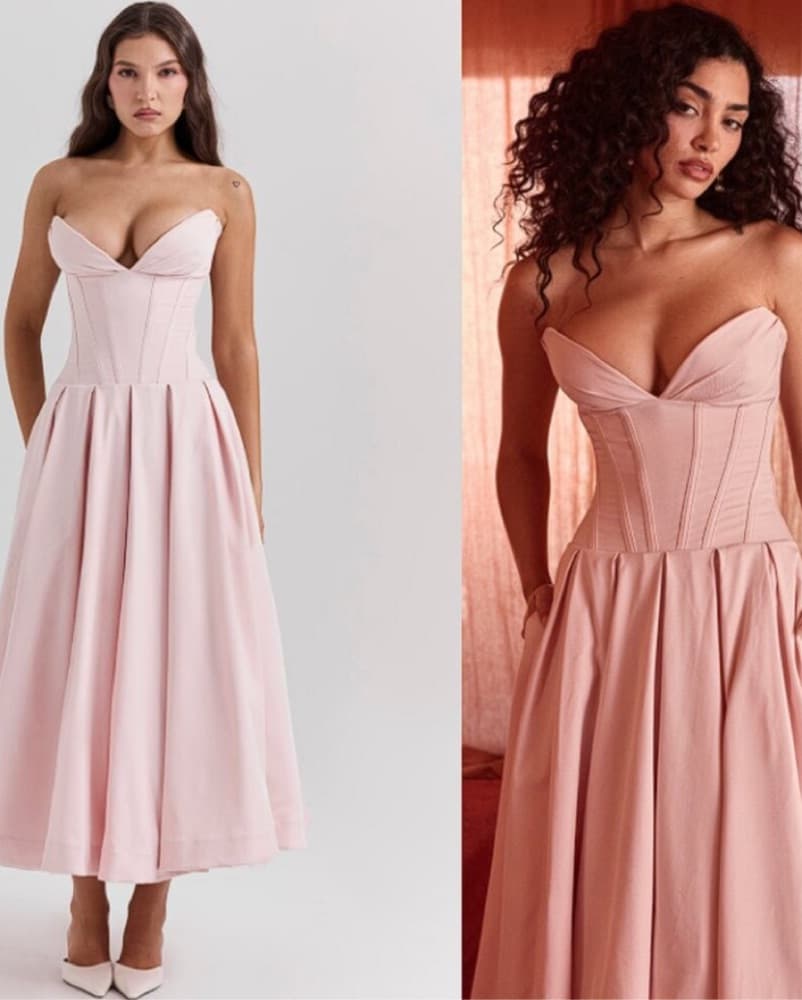 House Of CB Lady Pink Maxi Dress - Image 3