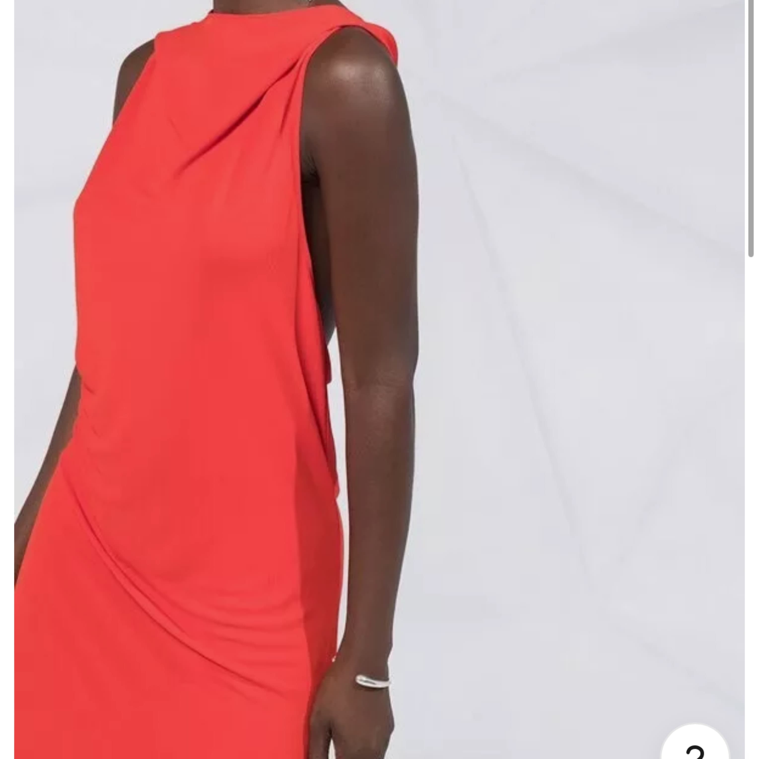 Helmut Lang Red Midi Dress - Image 6