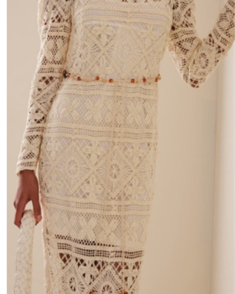Zimmermann Ribbon Lace Maxi Dress - Image 2