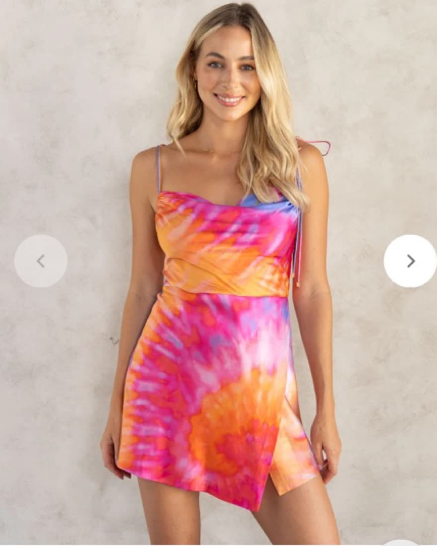 retrofete ariella dress in sunset  - Image 4
