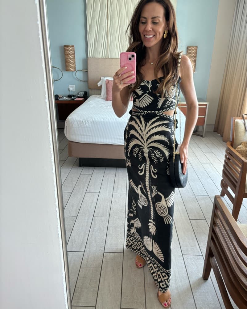 Johanna Ortiz Black & White Gown - Image 3