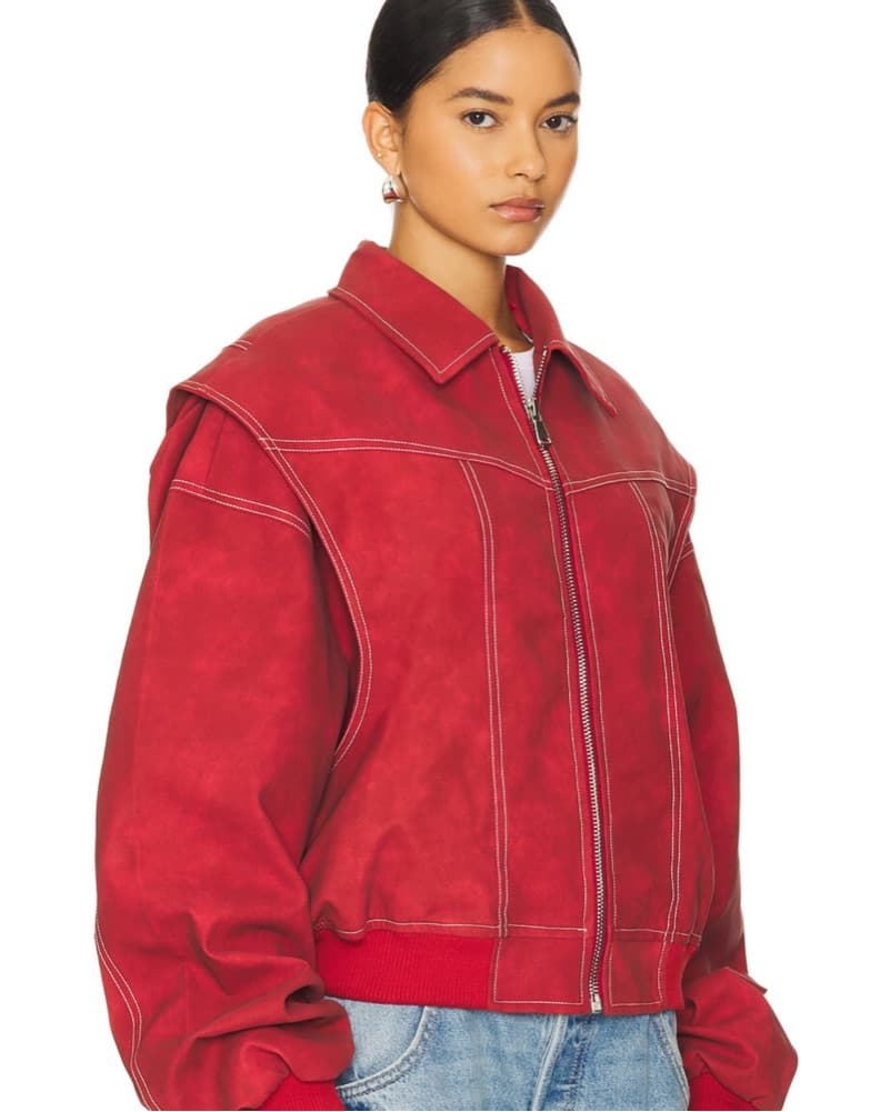 Lioness Red Bomber Jacket  - Image 1