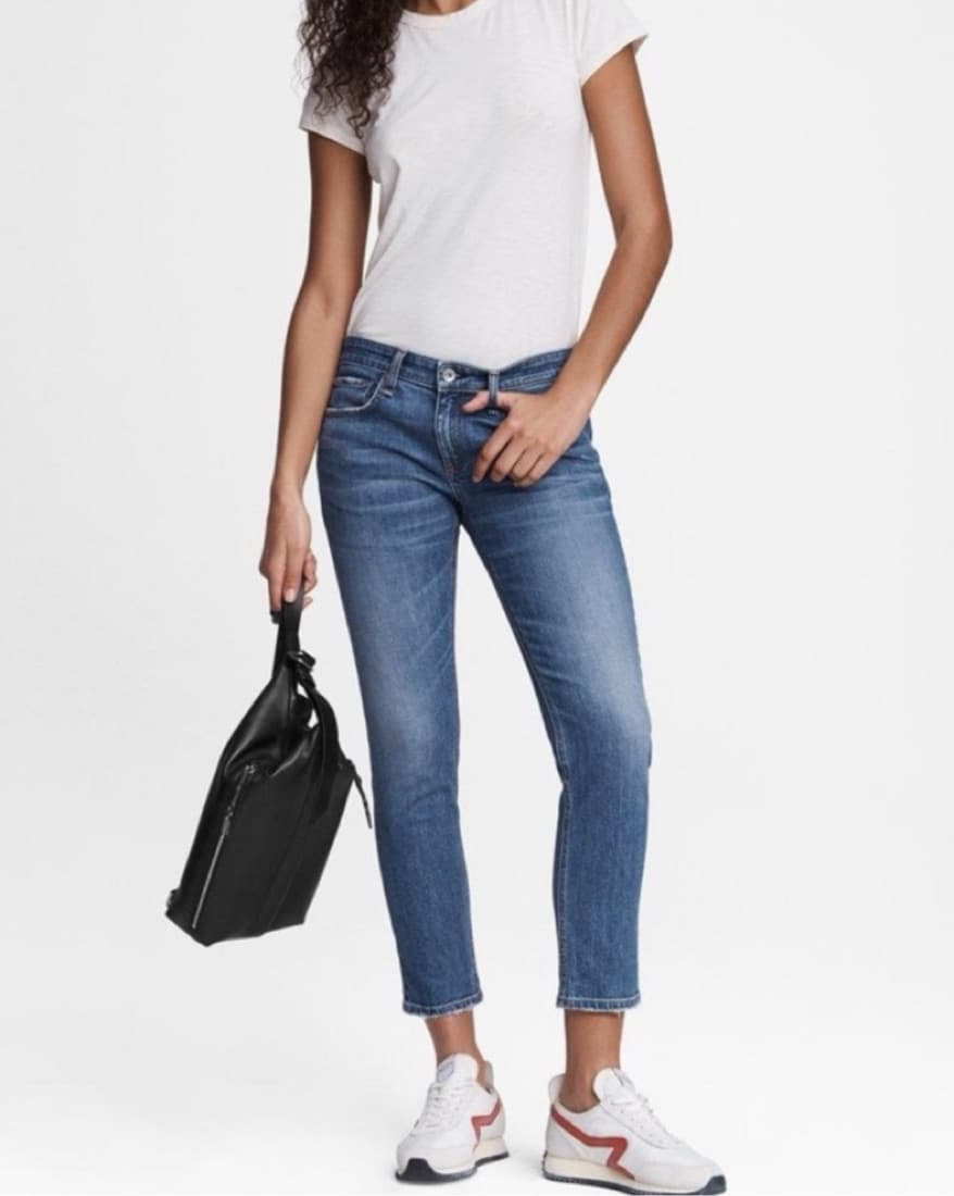 Rag & Bone Low Rise Capri Jeans - Image 1