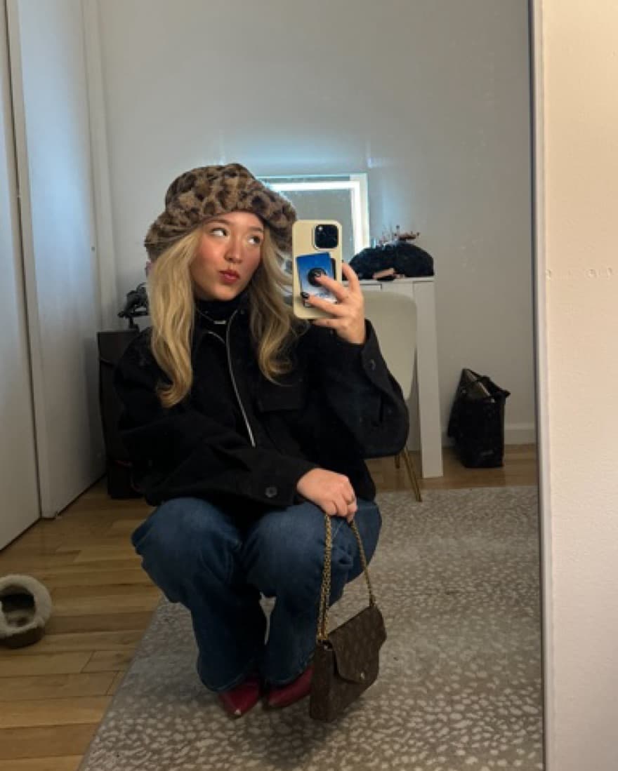 LF Cheetah Print Bucket Hat - Image 1