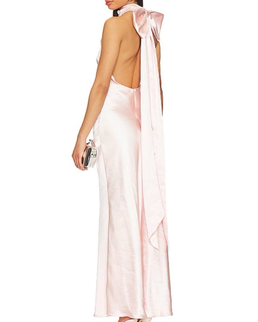 MISHA Evianna Gown in Rosewater Pink - Image 2
