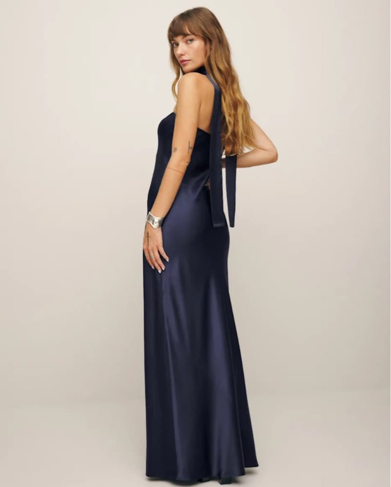 Reformation Oren Silk Dress - Image 4