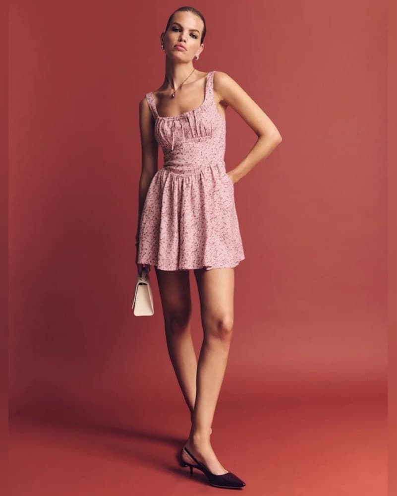 Reformation Daria Linen Dress - Image 2