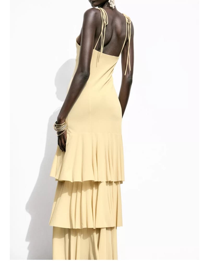 Ruffled Midi Dress - Image 2