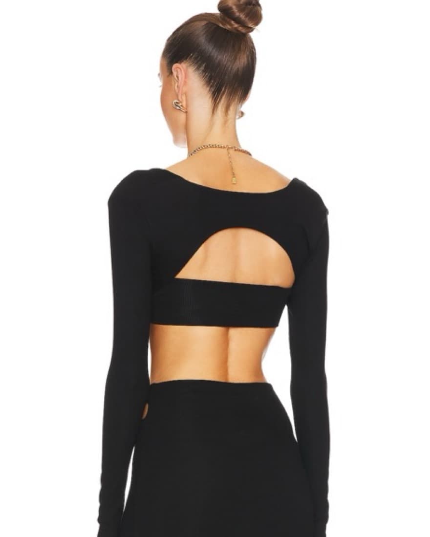 Lama Jouni Long Sleeve Crop Top - Image 3