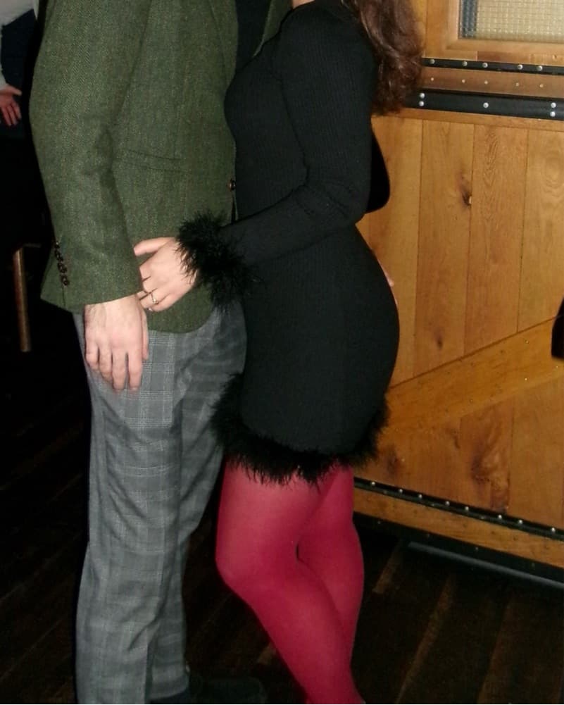 black long sleeve floofy dress  - Image 1