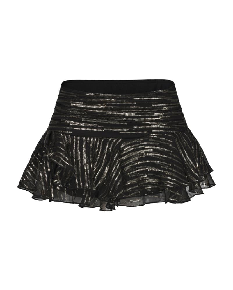 Shimmering Pleated Off-Shoulder Set - Image 2