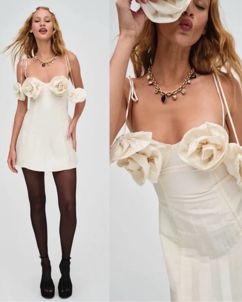 For Love And Lemons Kali Mini Dress - Image 2