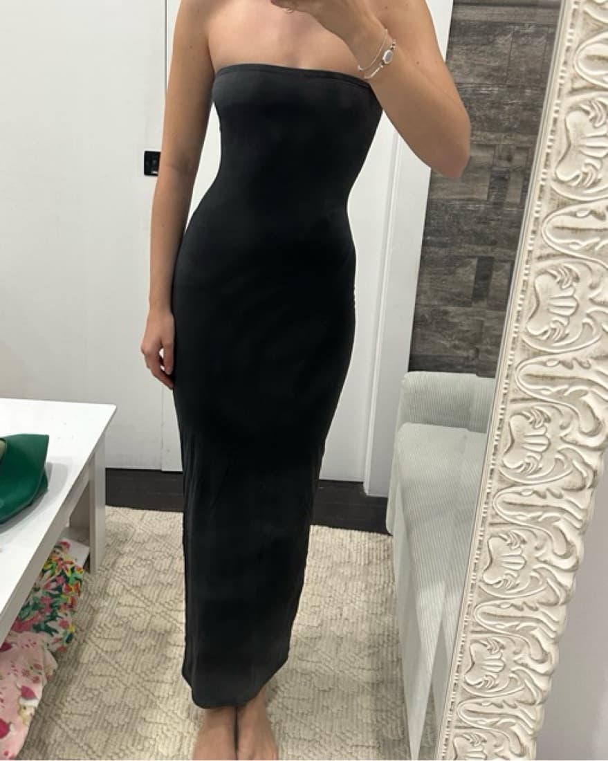 Skims Black Tube Dress - Image 1