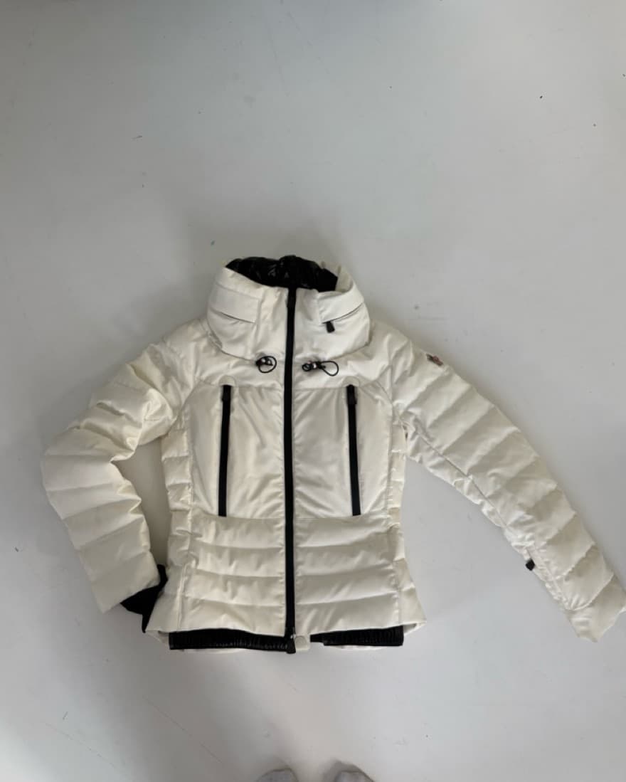 White Moncler Ski Jacket - Image 2