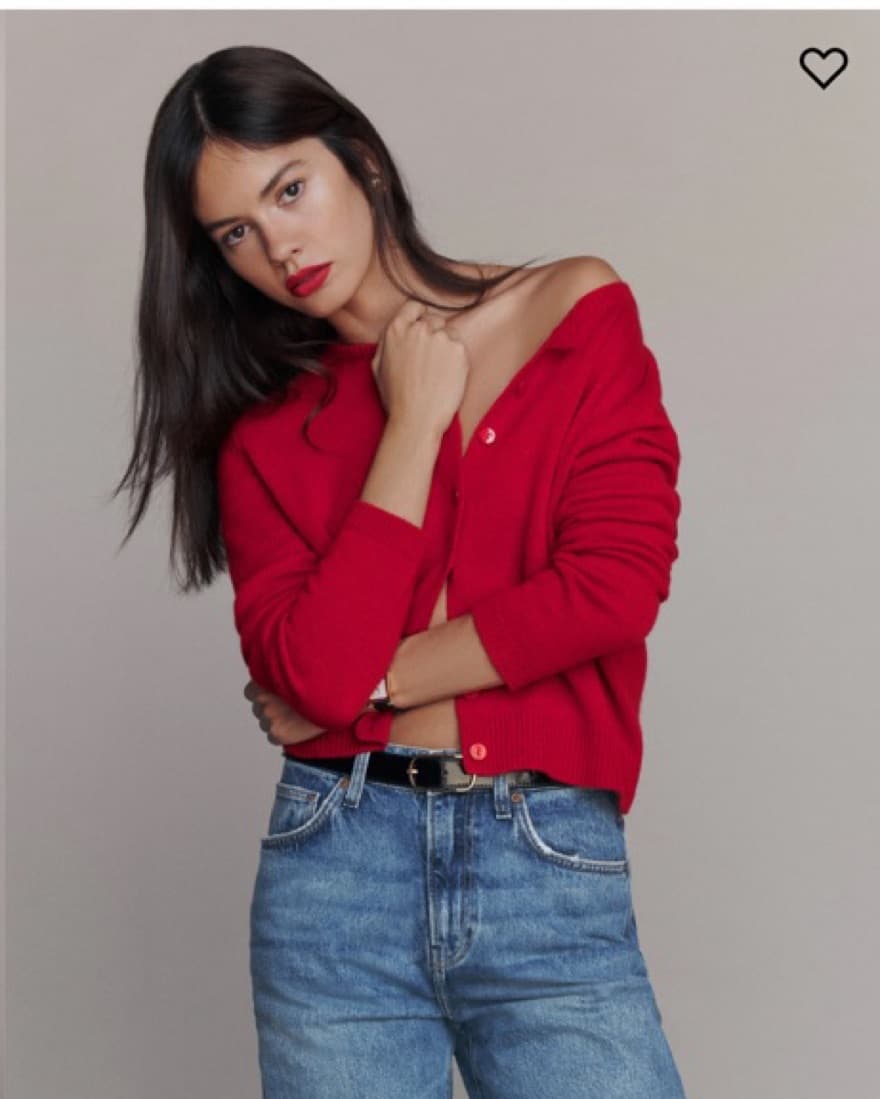 Reformation Clara Cashmere Crew Cardigan - Image 4