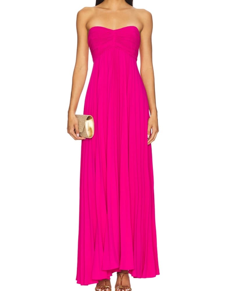 DELFI Daphine Gown In Pink - Image 4