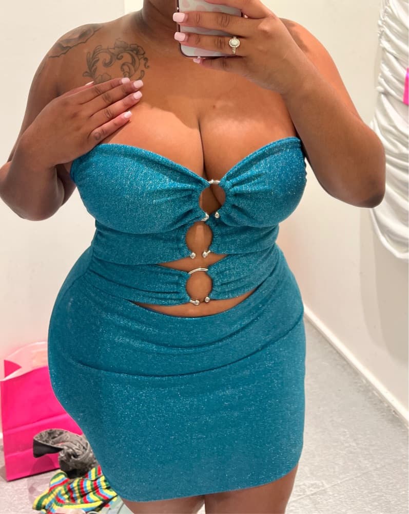 Blue Boutique Dress  - Image 4