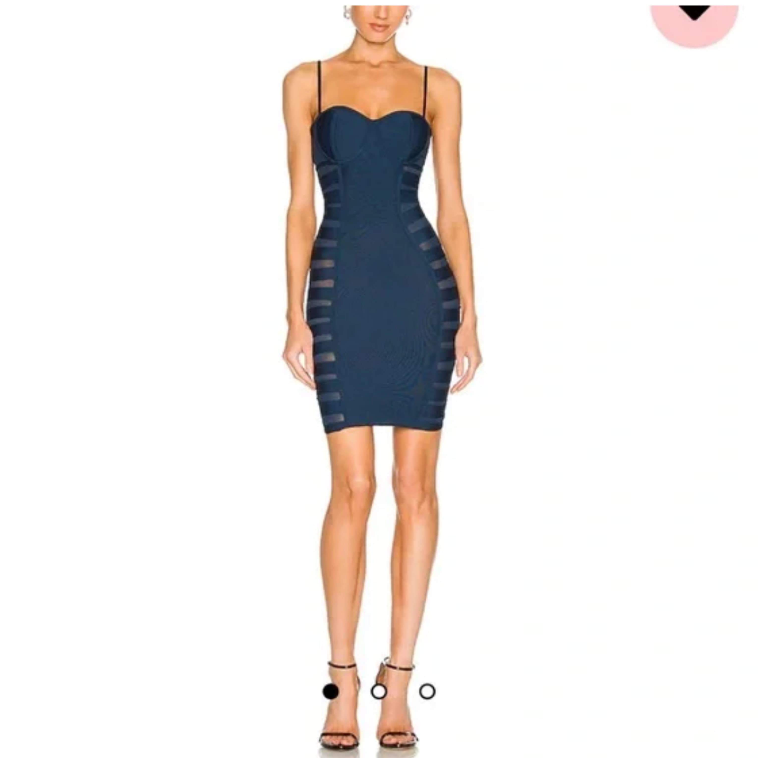 Revolve Navy Mini Dress  - Image 2
