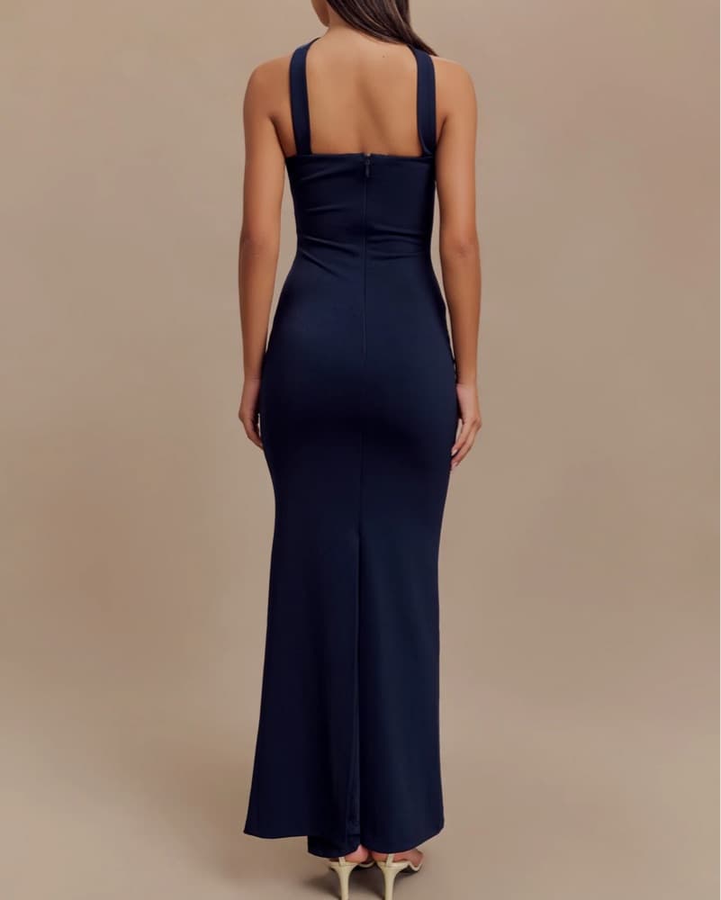 Navy Meshki Long Dress - Image 2