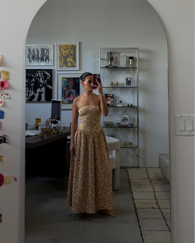 Vibrant Floral Midi Dress - Image 3