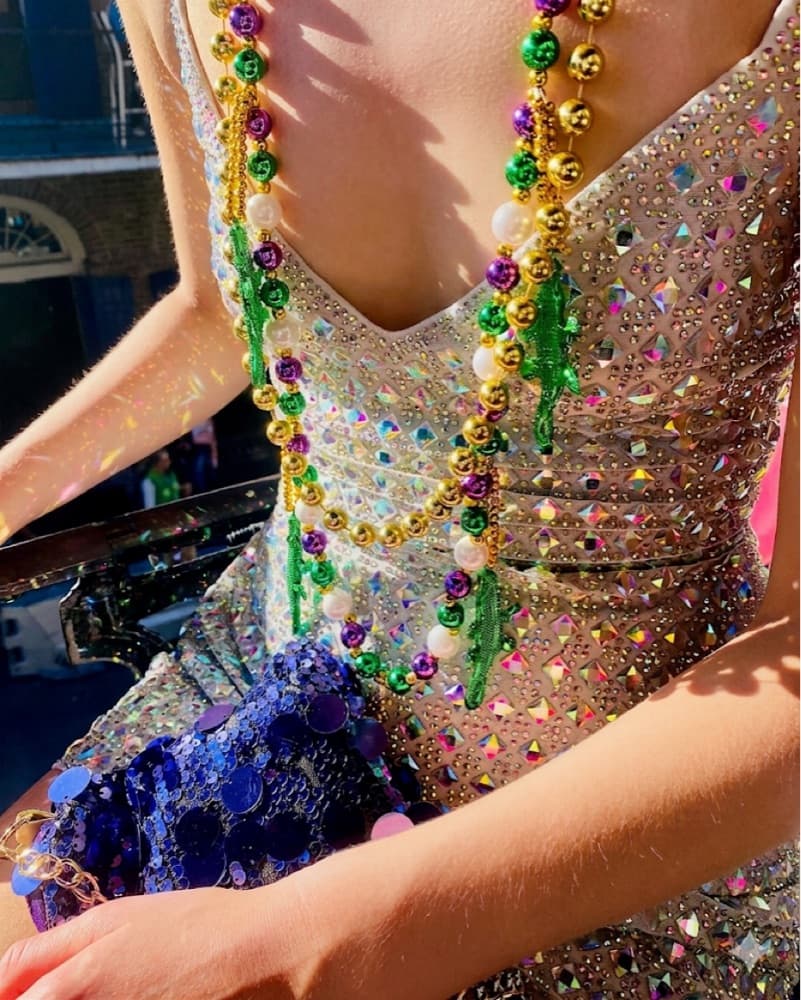 Embellished V-neck Mini Dress  - Image 5