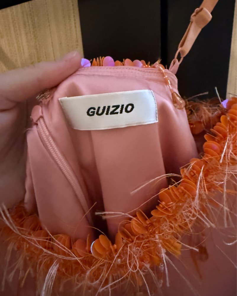 Guizio Pink Beaded Mini Dress - Image 4
