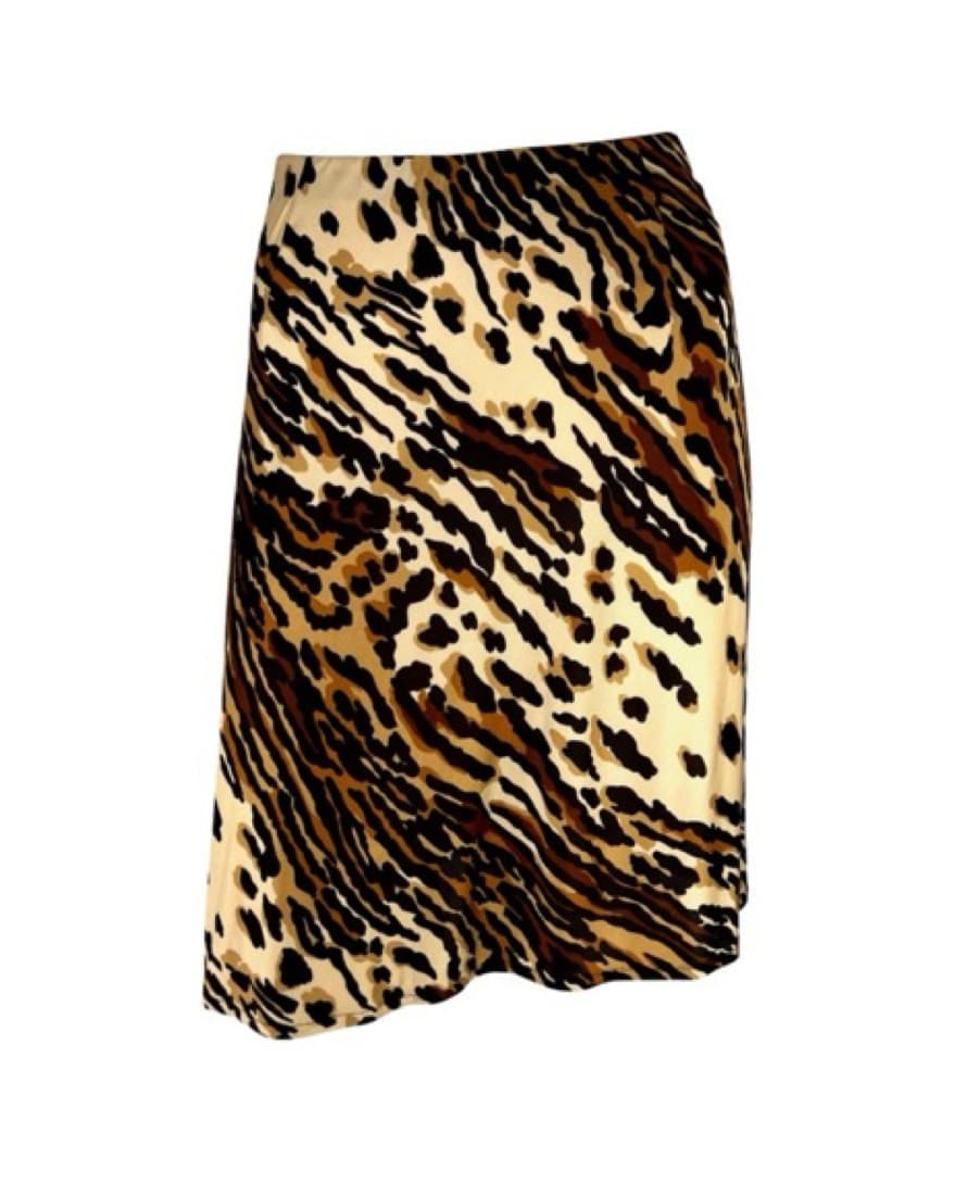 1990s Dolce & Gabbana Animal Print Skirt - Image 1