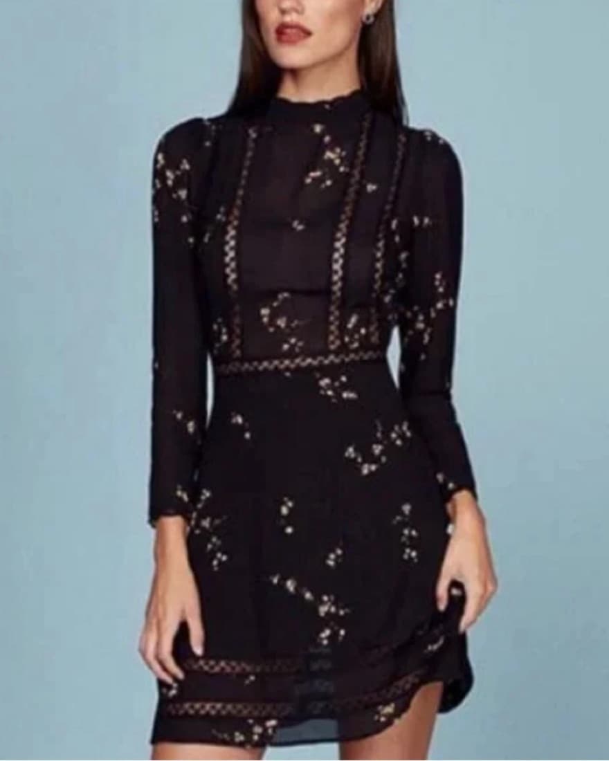 Reformation Floral Dress - Image 3