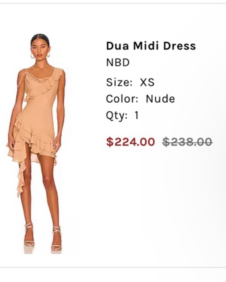 Revolve dua midi dress - Image 1