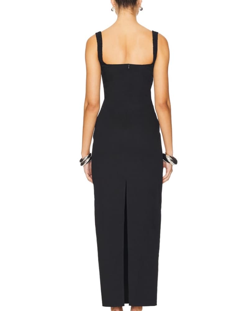 Lioness Black Maxi Dress - Image 3