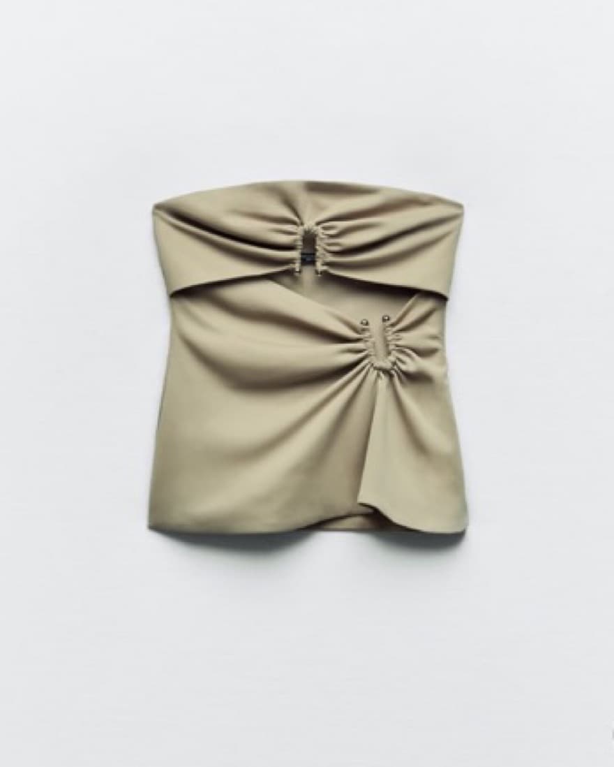 STRAPLESS CUT OUT TOP - Image 2