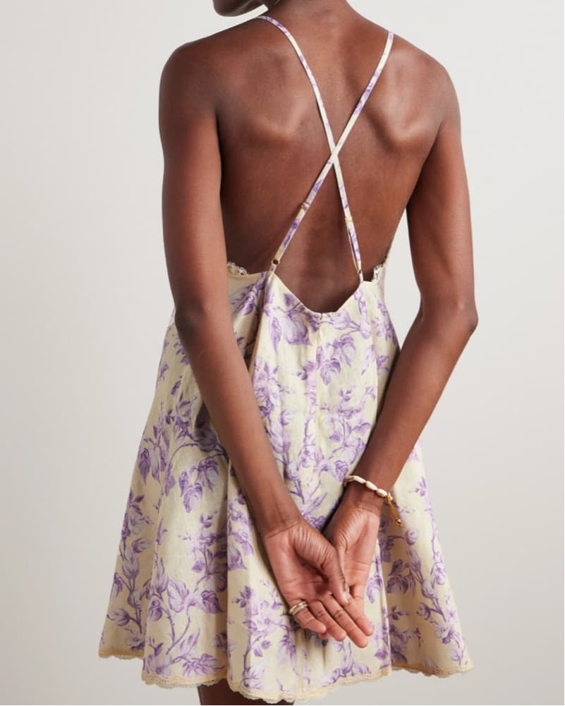 Zimmerman Floral Print Linen Dress - Image 2