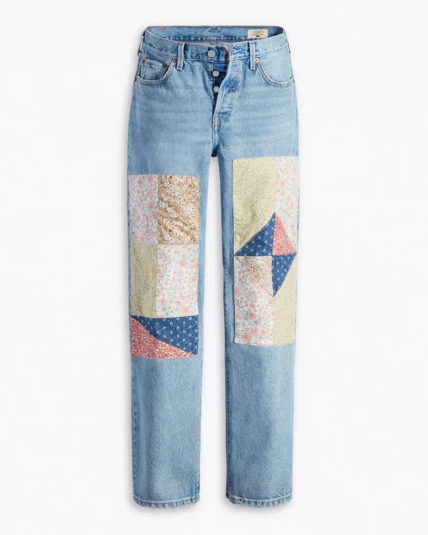 Levi 501 Patchwork Jeans - Image 2