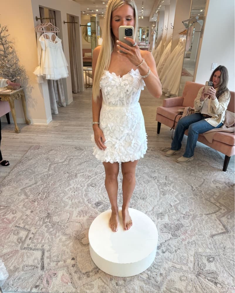 Watters Cosmos Wedding Reception Dress - Image 5